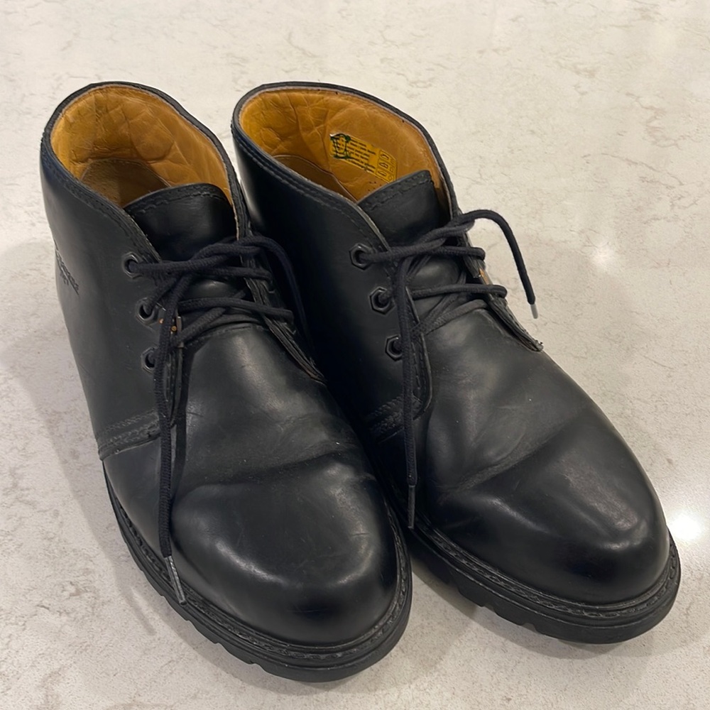 Havana Joe Chukka Ankle Boots Black Leather Mens Size EUR 43